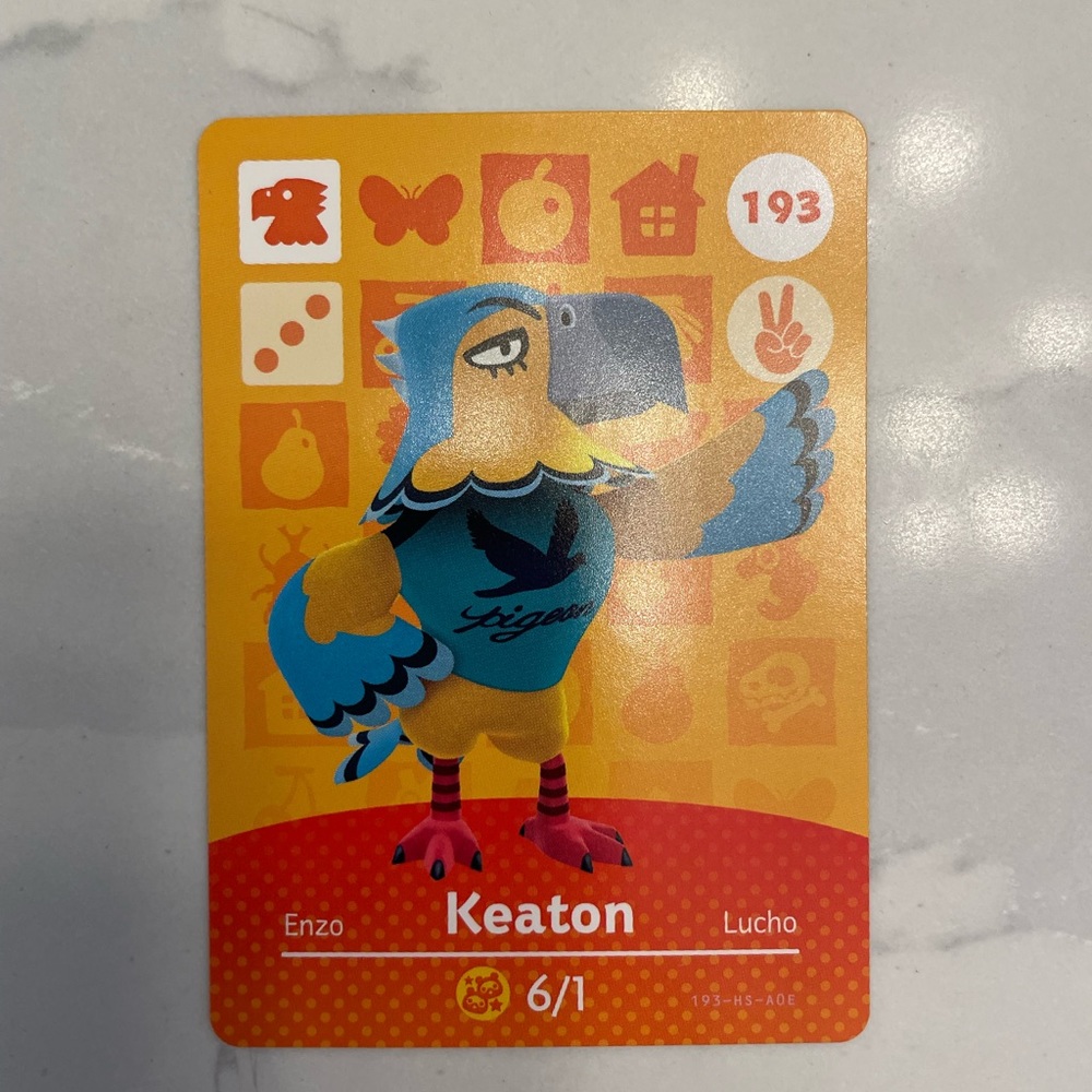 Animal Crossing New Horizon Amiibo - Keaton